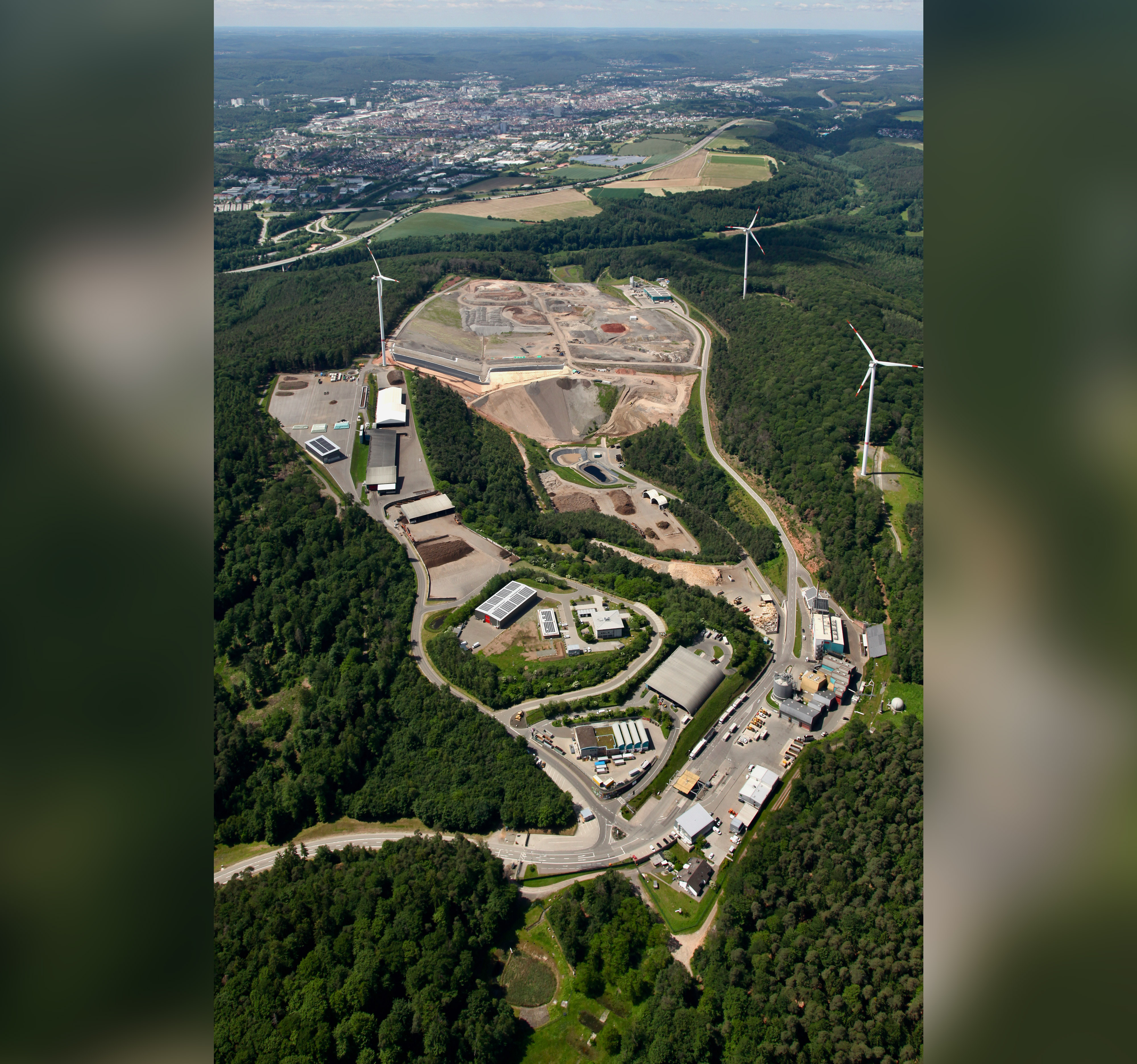 Interaktive Karte des ZAK-Geländes mit Standortmarkierungen