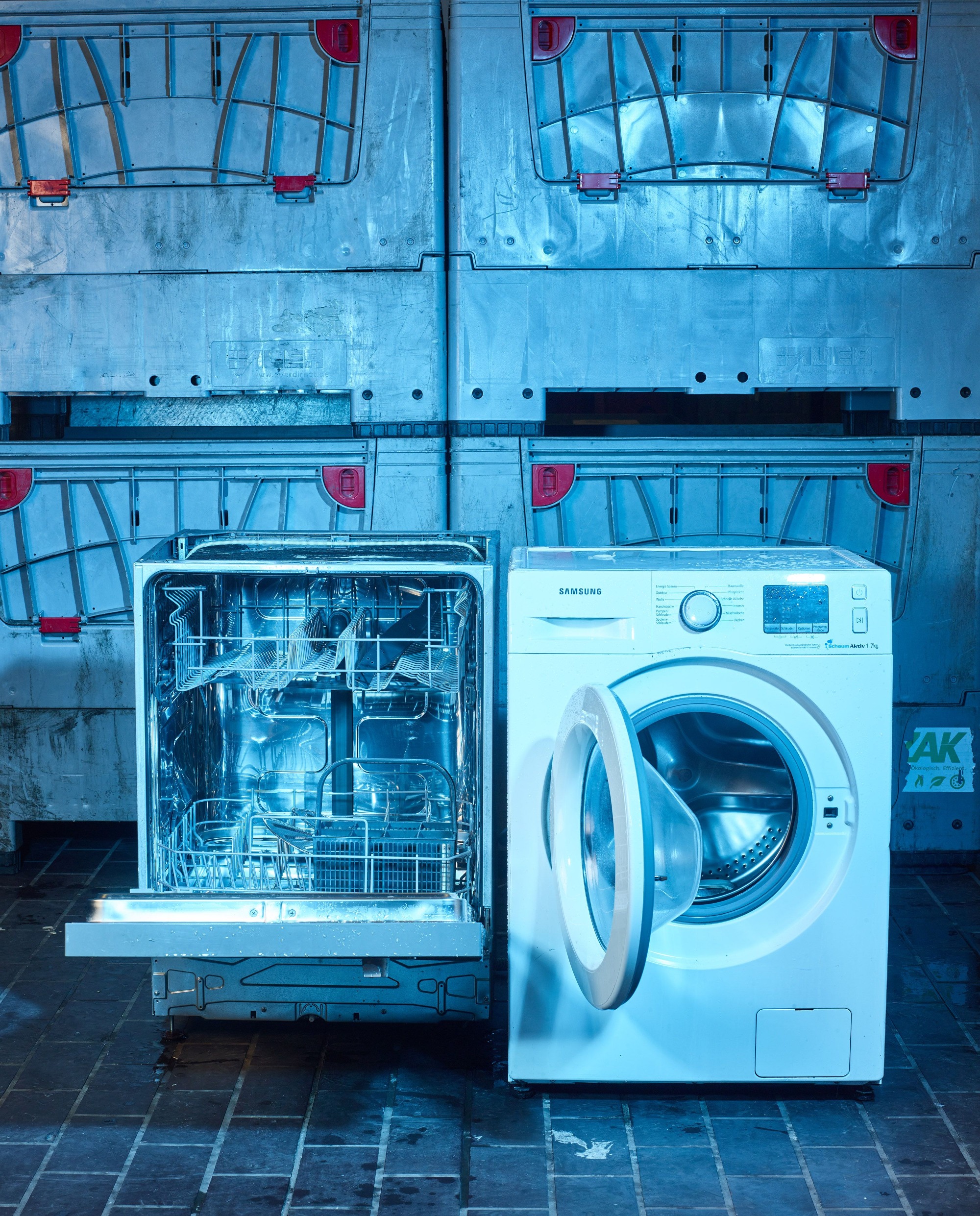 ZAK Sonderabfall-Annahme für Elektrogroßgeräte wie Waschmaschinen und Geschirrspüler zur fachgerechten Entsorgung