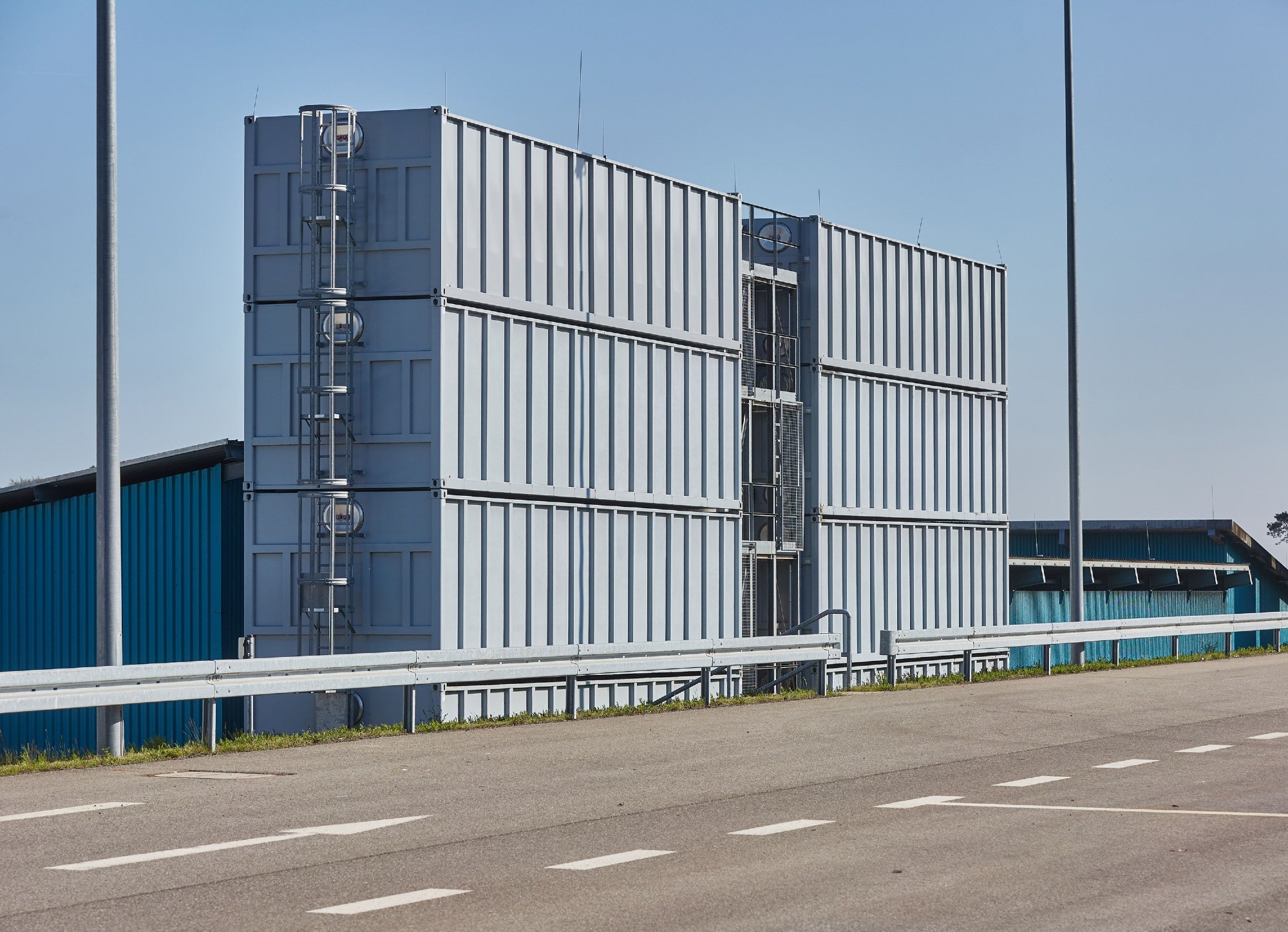 Modulare ZAK Biofilter-Container für Abluftreinigung bei Kompostierung