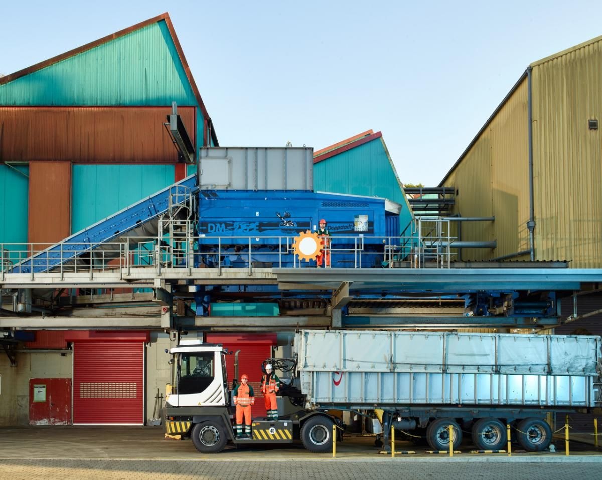 Misch- und Verladestation